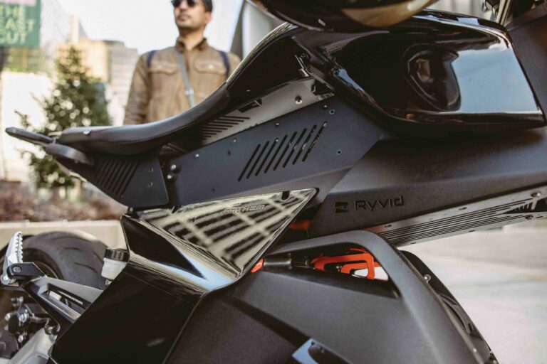 Illustration of Sustainable Transportation Ryvid Electric Bike
